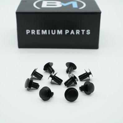 10x Verkleidungsclips Spreiznieten BMW Mercedes Volvo Mini Stoßstange Clip
