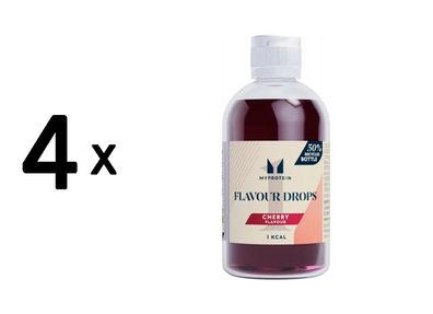 4 x Myprotein Flavour Drops (50 ml) Cherry