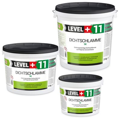 Dichtschlämme 1K Trockener Keller Treppe Abdichten Aussen Balkon 5-25Kg L+11