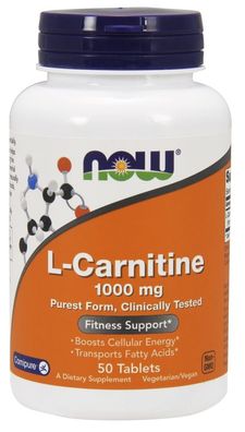 L-Carnitine, 1000mg - 50 tabs