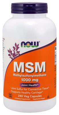 MSM Methylsulphonylmethane, 1000mg - 240 caps