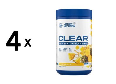 4 x Applied Nutrition Clear Whey (875g) Pineapple
