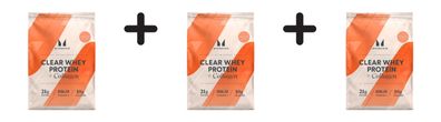 3 x Myprotein Clear Whey Protein + Collagen (500g) Peach Tea