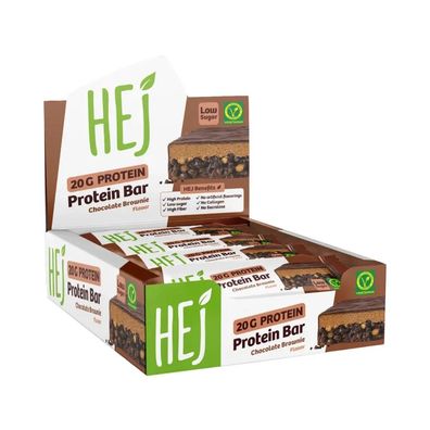 HEJ Natural HEJ 20g Protein Bar (12x60g) Chocolate Brownie