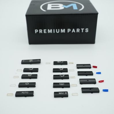 Klimabedienteil Reparatursatz 14 Tasten HVAC Knöpfe BMW E39 X5 E53 64116915812