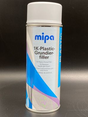 Mipa 1K Plastic Grundierfiller Spray 400ml Kunststoffprimer Autolack
