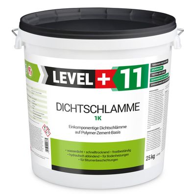 Dichtschlämme 1K Trockener Keller Treppe 25Kg Abdichten Aussen Balkon L+11
