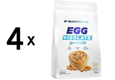 4 x Allnutrition Egg + Isolate Protein, Salted Peanut Butter - 700g