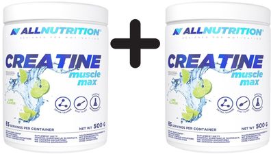 2 x Allnutrition Creatine Muscle Max, Lemon - 500g