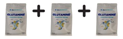 3 x Allnutrition Glutamine Recovery Amino, Lemon - 1000g