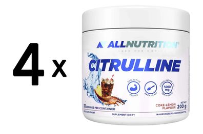 4 x Allnutrition Citrulline, Cola-Lemon - 200g