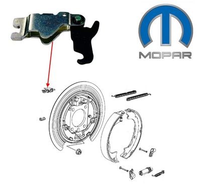 Handbremsbeläge Nachsteller Jeep Grand Cherokee Bj:11-22 / Durango Bj:11-26 Stück
