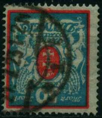 DANZIG 1923 Nr 127Y gestempelt X1100B2