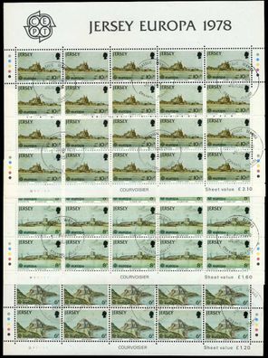 JERSEY Nr 177KB-179KB gestempelt X7C7C0E
