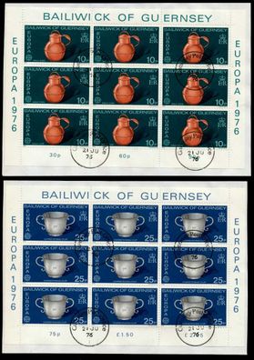Guernsey Nr 133KB-134KB zentrisch gestempelt X7D249E