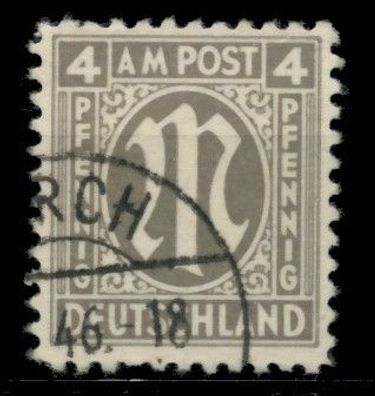 BIZONE AM-POST Nr 2z gestempelt X760D22