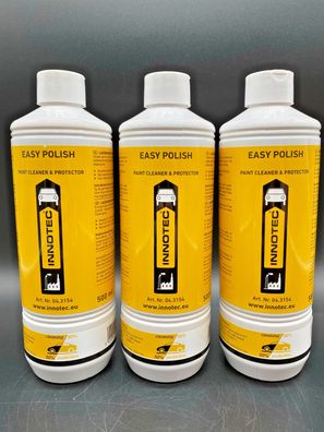 3x Innotec Easy Polish 500ml Autopolitur Politurmittel Lackschutz Lackreiniger