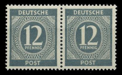 Kontrollrat Ziffern Nr 920a postfrisch WAAGR PAAR X82ECDA
