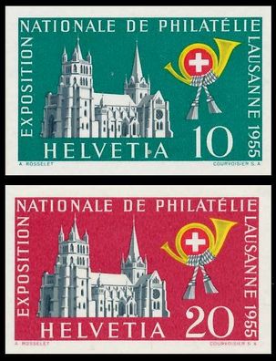 Schweiz 1955 Nr 611-612 postfrisch X67926E