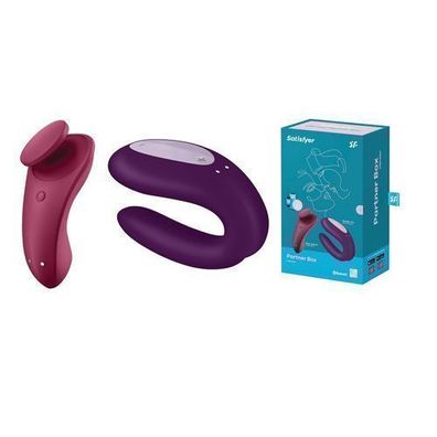 Deluxe Partnerbox: Intimer Vibrator fuer Sie & doppelter Vibrator fuer Paare