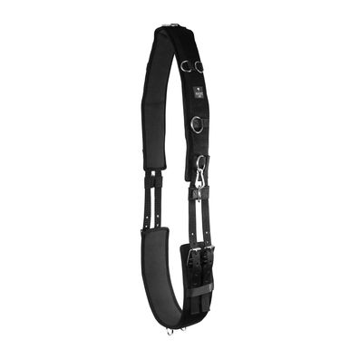 EQuest TH Longiergurt Comfort für Pferde, schwarz - One Size