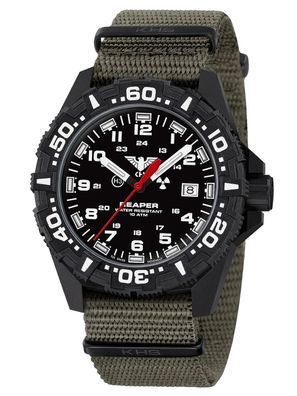 KHS Herrenuhr Reaper MKII Olivgrün/Schwarz RE2F. NSGO