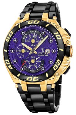 Festina Herrenuhr Chronograph Chrono Bike Limited Edition Lila F20781/GA