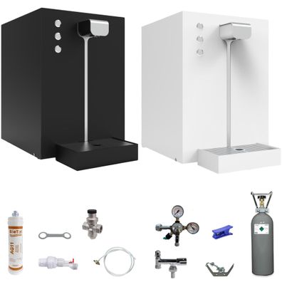 Premium Wassersprudler Sprudelwasser Tafelwasser Gerät Anlage Flux 30 Plus SET
