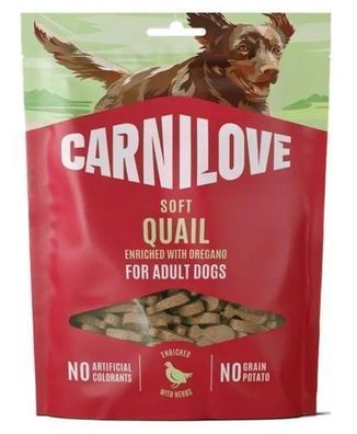 Carnilove Hundesnack Soft Quail 200 g Wachtel