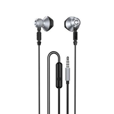 Dudao Metall In-Ear Kopfhörer 3,5 mm Mini-Klinke Grau (X2C-Grey)