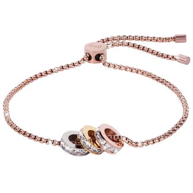 Bracelet with tricolor glittering beads