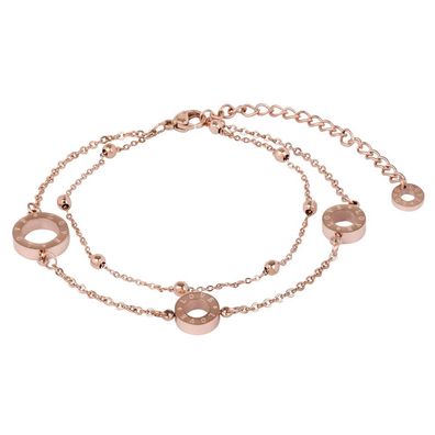 Double bronze bracelet made of Steel Love