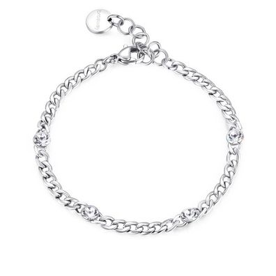 Steel bracelet with Symphonia BYM85 crystals