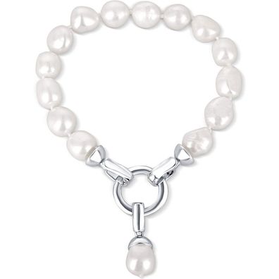 Bracelet made of real white pearls JL0560