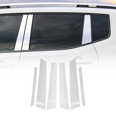 B-Säule C-Säule Türsäulen Verkleidung für Mercedes C Klasse W205 2015-2021 Chrom