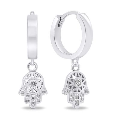 Fashion Silver Hamsa Rings EA643W