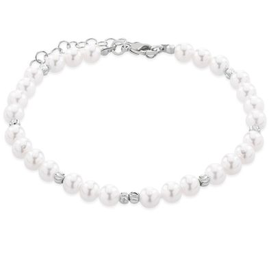 Elegantes Armband mit synthetischen Perlen VSB0179S