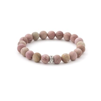 Perlenarmband aus Rhodochrosit MINK11 / 17