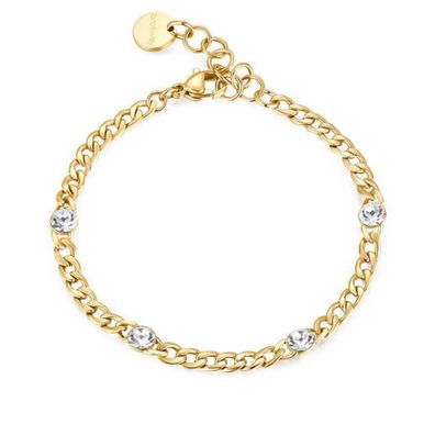 Vergoldetes Armband mit Symphonia BYM86 Kristallen