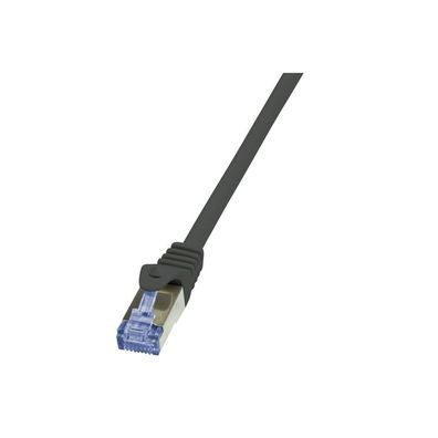 LogiLink Patchkabel CAT6A, S/FTP AWG26 PIMF, 5,00m schw