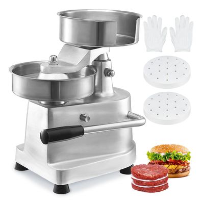 VEVOR Burgerpresse 150 mm Edelstahl Fleischformer manuell fér Gastronomie