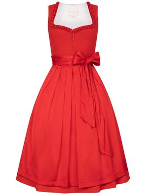 Dirndl Thistle Rose 70cm Länge rot - Größe: 44