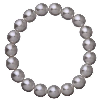 Elegantes Perlenarmband 56010.3 grau