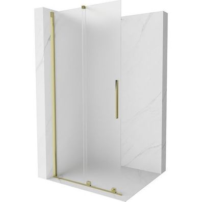 Mexen Velar Walk-in Duschwand 110x200cm Gold Satin