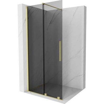 Mexen Velar Duschwand 75x200 cm Gold/Graphit