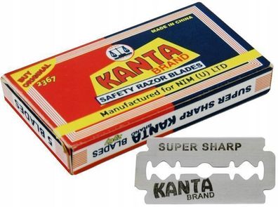 10x Klingen für Rasierer - für eine hygienische und gründliche Rasur Kanta Blades