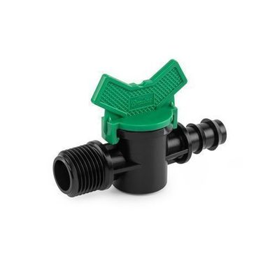 Absperrventil Kugelhahn AG 1/2" 16mm PE Rohr Steckverbinder Gartenbewässerung