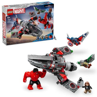 Marvel - 76292 Showdown zwischen Captain America und Red Hulk