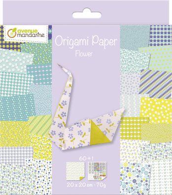 Avenue Mandarine Origamipapier 20x20 60Bl 70g Flowers