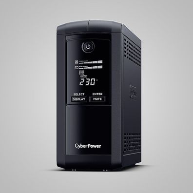 CyberPower Systems CyberPower Tracer III VP1000ELCD-FR, Line-Interaktiv, 1 kVA, .. ->